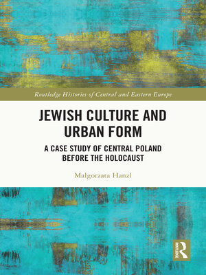 cover image of Jewish Culture and Urban Form